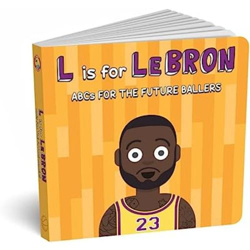 Diaper Book Club - Best Basketball Book ABCs for Children: L is for LeBron - Fun Basketball Alphabet Sports Books for Kids and Parents, Perfect Player Handbook, Toddler Hoops Gift for Future Ballers