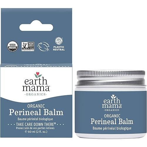 Earth Mama Organic Perineal Balm for Pregnancy and Postpartum, 60ml