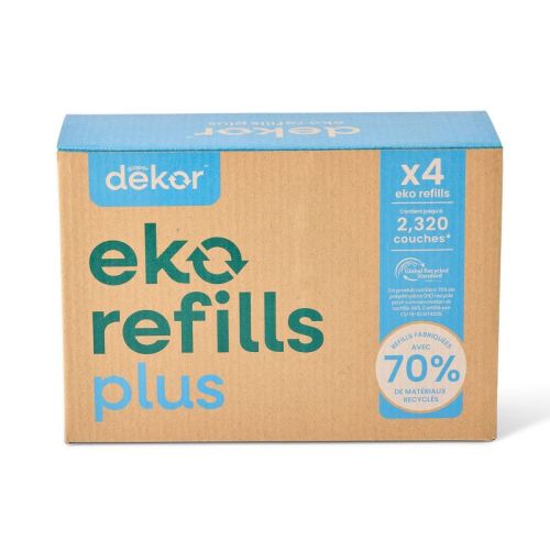 Diaper Dekor Eko Plus Diaper Pail Refill - 4pk