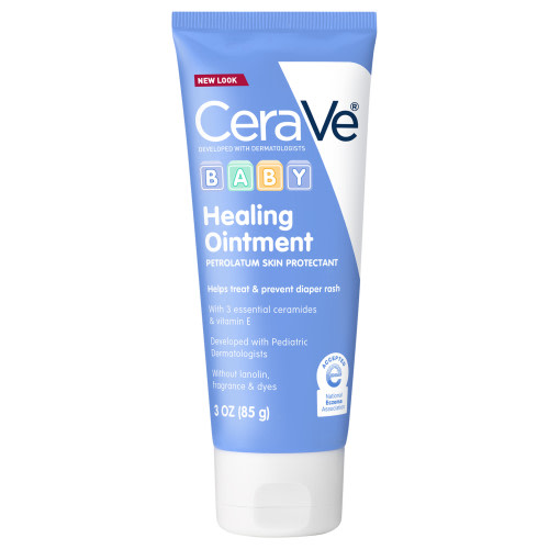 CeraVe Baby Healing Ointment for Diaper Rash & Cracked Chafed Dry Skin for Baby + Toddler 3 oz