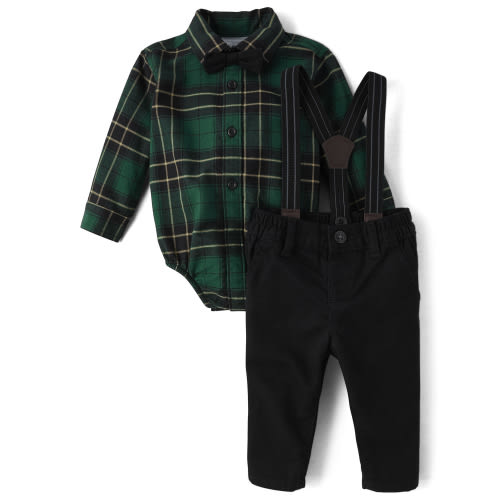 The Children's Place Baby Boys Family Matching Outfit Set, 3-Piece, Sizes NB-18M