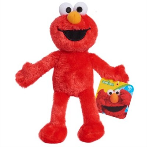 Sesame Street Friends 8-inch Elmo Soft Doll for Toddlers, Big Characters Stuffed Animal, Kids Toys for Ages 18 months