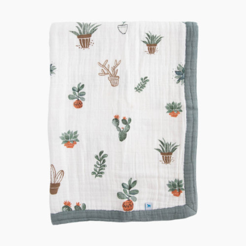 Little Unicorn Cotton Muslin Baby Receiving Quilt - Prickle Pots