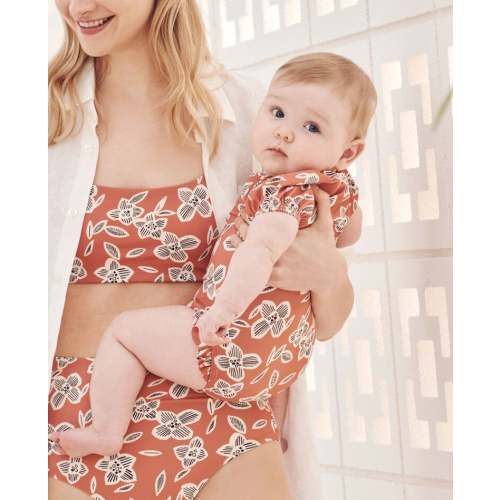 Baby One-Piece Puff Sleeve Swimsuit | Hanna Andersson