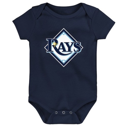 Newborn & Infant Tampa Bay Rays Navy Primary Team Logo Bodysuit