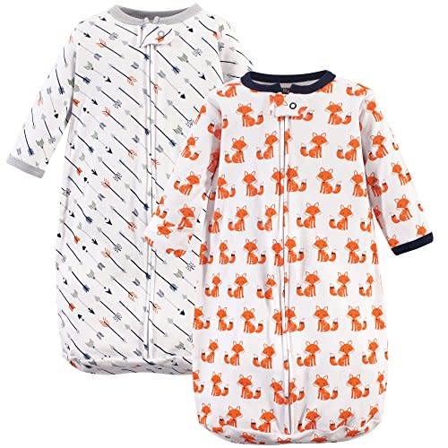 Hudson Baby BabyCotton Long-Sleeve Wearable Sleeping Bag, Sack, Blanket