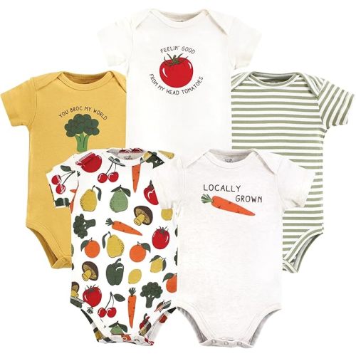 Touched by Nature Unisex Baby Organic Cotton Bodysuits
