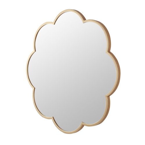 SAFAVIEH Kessli 32-inch Gold Scalloped Wall Accent Mirror - 28" x 1" x 28"