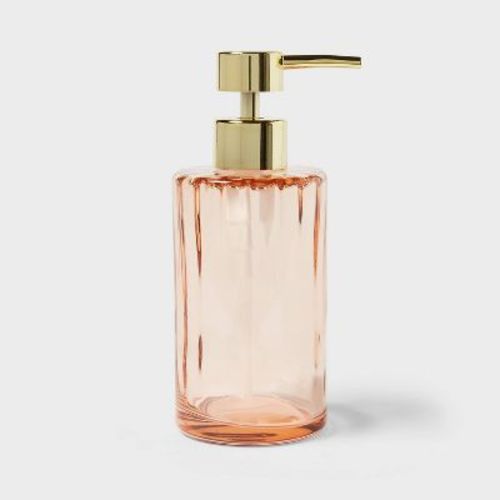 Colored Glass Soap Pump Pink - Threshold™