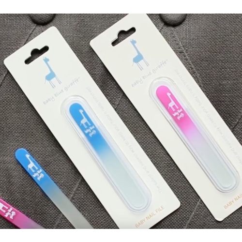 Baby Nail File by baby blue giraffe The Original Glass Baby Nail file- 100% Made in Europe (green) - Green