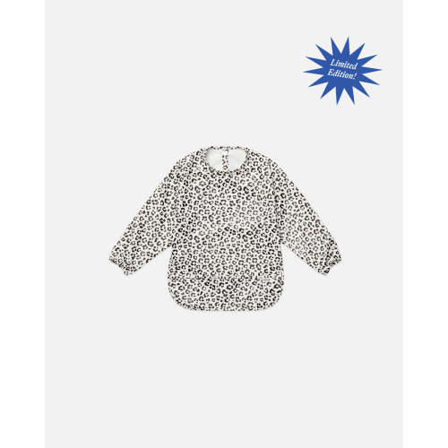 Smock Bib - Snow Leopard / 1 Pack