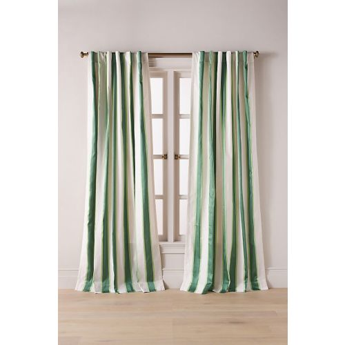 Woven Rugby Stripe Curtain