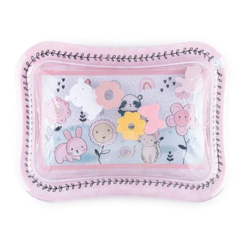The Peanutshell Happy Garden Tummy Time Water Play Mat, Inflatable Sensory Development Toy
