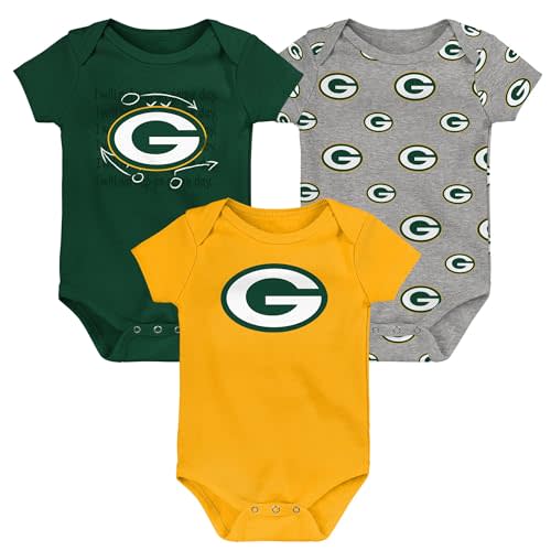 Outerstuff Newborn & Infant NFL Team Starter 3-Pack Bodysuit Set