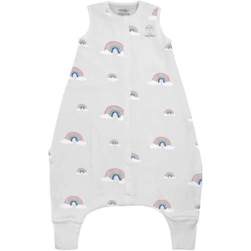 4 Season® Baby Sleep Bag with Feet, Merino Wool & Organic Cotton, Rainbow 6-18 Months