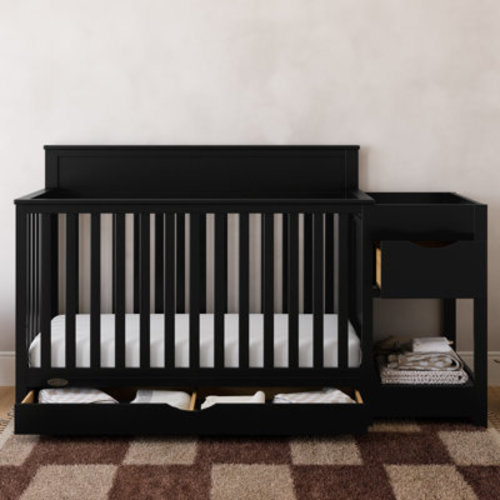 Graco Teddi 5-In-1 Convertible Crib And Changer With Drawer | Wayfair