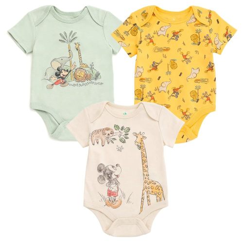 Disney Baby Girls Boys 3 Pack Bodysuits Newborn to Infant Sizes (Newborn - 24 Months)