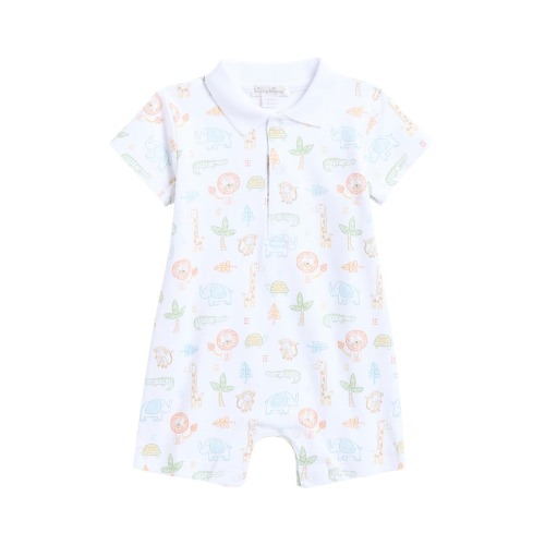 Animal Pima Cotton Polo Romper, 12-18M
- Only 1 left