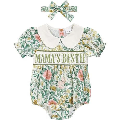 GRNSHTS Baby Girl Romper Newborn Clothes Bodysuit Jumpsuit Baby Girl Clothes Outfit 0-18M