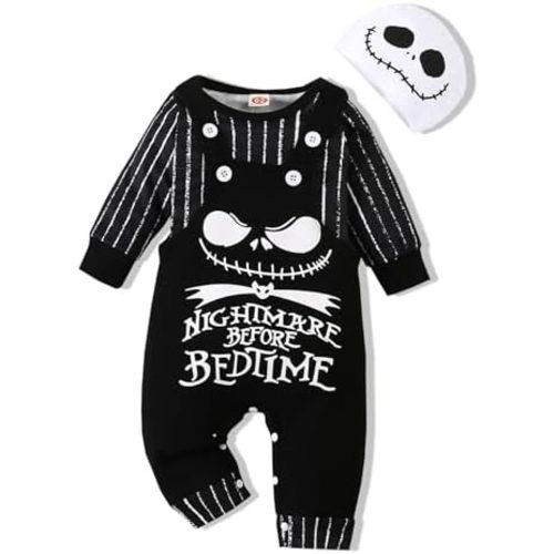 VINUOKER 3pcs Baby Boy Halloween Thanksgiving Day Christmas Outfits Set
