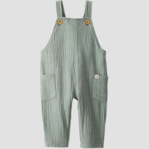 Little Planet By Carter's Organic️ Baby Gauze Pull-on Pants - Green Newborn