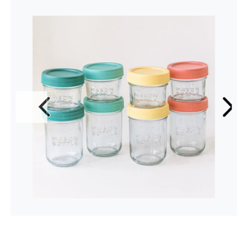 Breastmilk Storage Jar Set – Mason Bottle