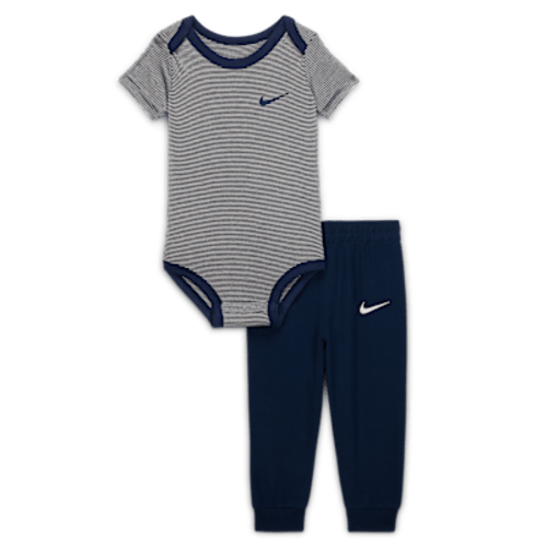 Nike Baby (0-6M) Striped Bodysuit and Joggers Set