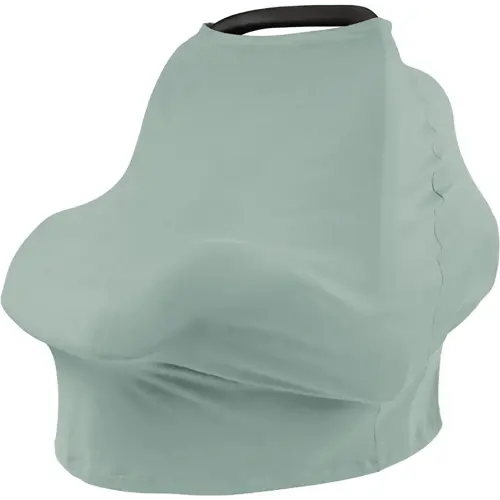 Baby Car Seat Covers- Multi-use Carseat Canopy for Babies, Stretchy Infant Carseat Cover Boy, Shower Gifts for Unisex Boys Girls(Light Green)