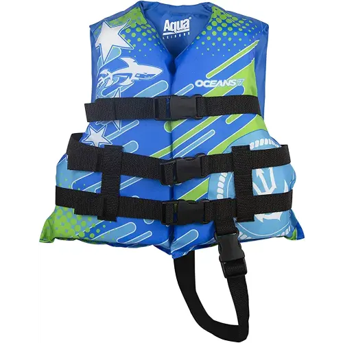 Oceans 7 U SCoast Guard Approved, Infant-Child-Youth Life Jacket Vest – Sizes for 8-90 lbs. – Type III Vest, PFD, Personal Flotation Device