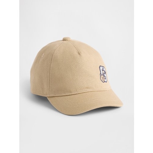 Toddler Organic Cotton Bear Logo Baseball Hat