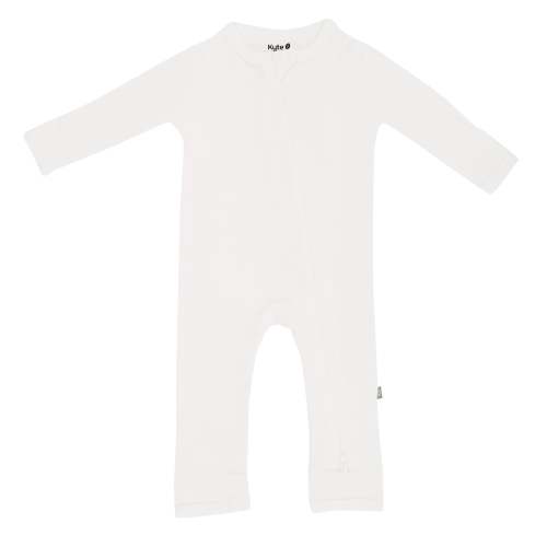 Zippered Romper in Cloud | Romper Pajamas | Kyte Baby