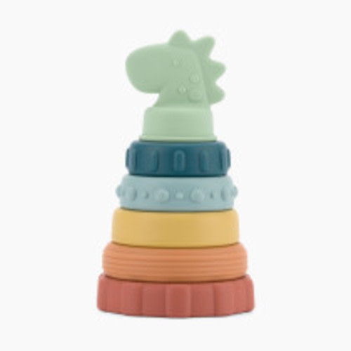Itzy Ritzy Silicone Stacking and Teething Toy - Dino