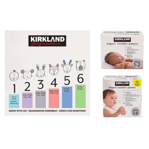 Kirkland Signature Diapers, Size 2