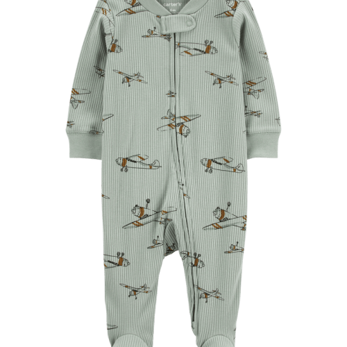 Olive Baby Airplane 2-Way Zip Sleeper | Carter’s Oshkosh Canada