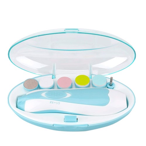 Baby Electric Nail Care Electric Nail Set no sharp Claws Hurt,6 in 1 Safety Cutter Trimmer Clipper for Toes and Fingers