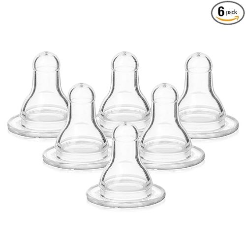 Evenflo Feeding Classic BPA-Free Silicone Medium Flow Nipples - 3 Months+, Clear