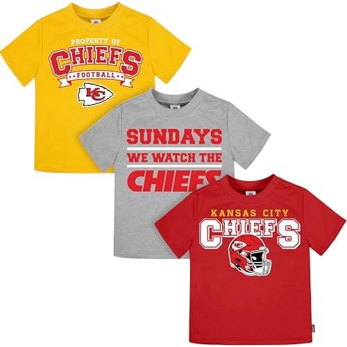 Gerber NFL Baby 3-Pack Short Sleeve Fan Tee Shirt