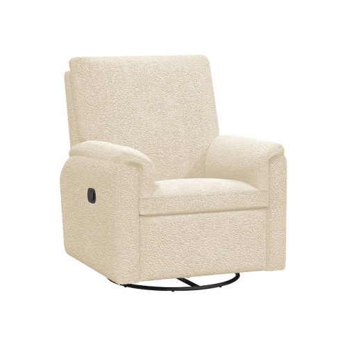 Dream Manual Recliner Teddy Faux Fur Oat