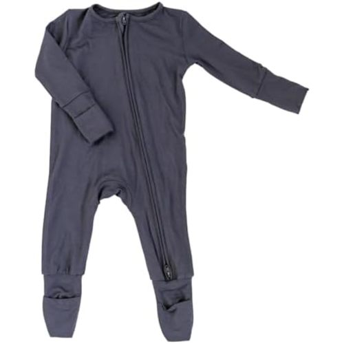 Baby Footie Jumpsuit, Baby Girl Jumpsuit, Baby Boy Jumpsuit, Baby Romper, 0-3 Months, Viscose from Bamboo