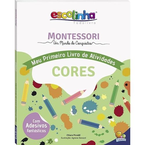 Escolinha Montessori - Meu Primeiro Livro de Atividades - Cores (Em Portugues do Brasil) Paperback – January 1, 2019