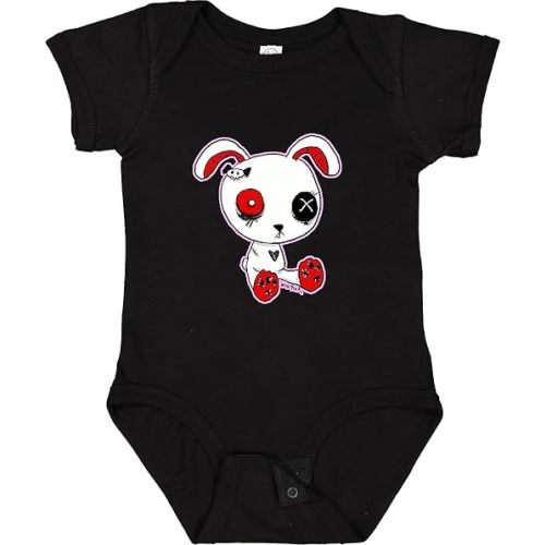inktastic Goth Bunny Baby Bodysuit - Gus Fink Studios