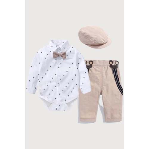 Baby boy 3 Pcs Suspender Set – August + Willow