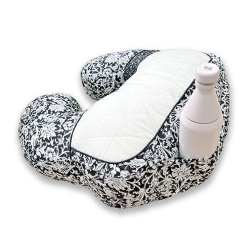 The All New Hugaboo Hug4352 Nursing Pillow, Black Floral