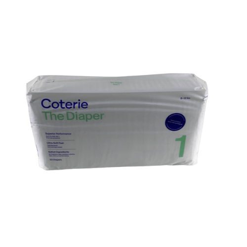 Coterie Size 1 Diapers, 33 Count