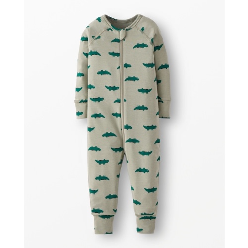 HannaSoft™ Stretch Sleeper | Fir Tree Alligator, size 3-6m