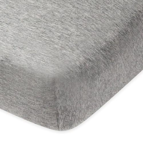 HonestBaby unisex-baby Fitted Crib Sheets Set Standard Mattress, 100% Organic Cotton Baby Boys, Girls, Neutral, 1 Pack - Black, One Size | Standard Mattress, 100% Organic Cotton, 1 Pack, Black, One Size