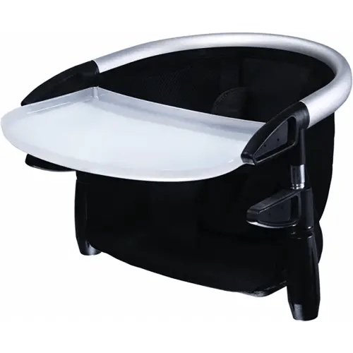 phil&teds Lobster Clip-On Highchair, Black – Award Winning Portable High Chair – Includes Carry Bag and Dishwasher Safe Tray – Hygienic and Easy Clean – Safe and Secure – Ideal For Home and Travel