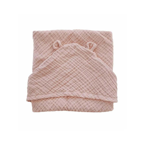 Organic Muslin Hooded Towel
