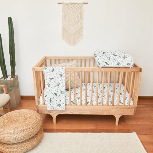 Goumi Kids Organic Cotton 3-Piece Bedding Set - Botanical