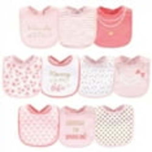 Little Treasure Baby Girl Cotton Bibs 10pk, Brunch, One Size